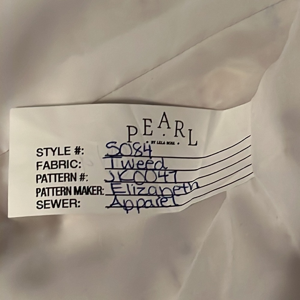 Lela Rose Pearl Multi-Color Slim Tweed Jacket 4 NEW - Picture 11 of 11
